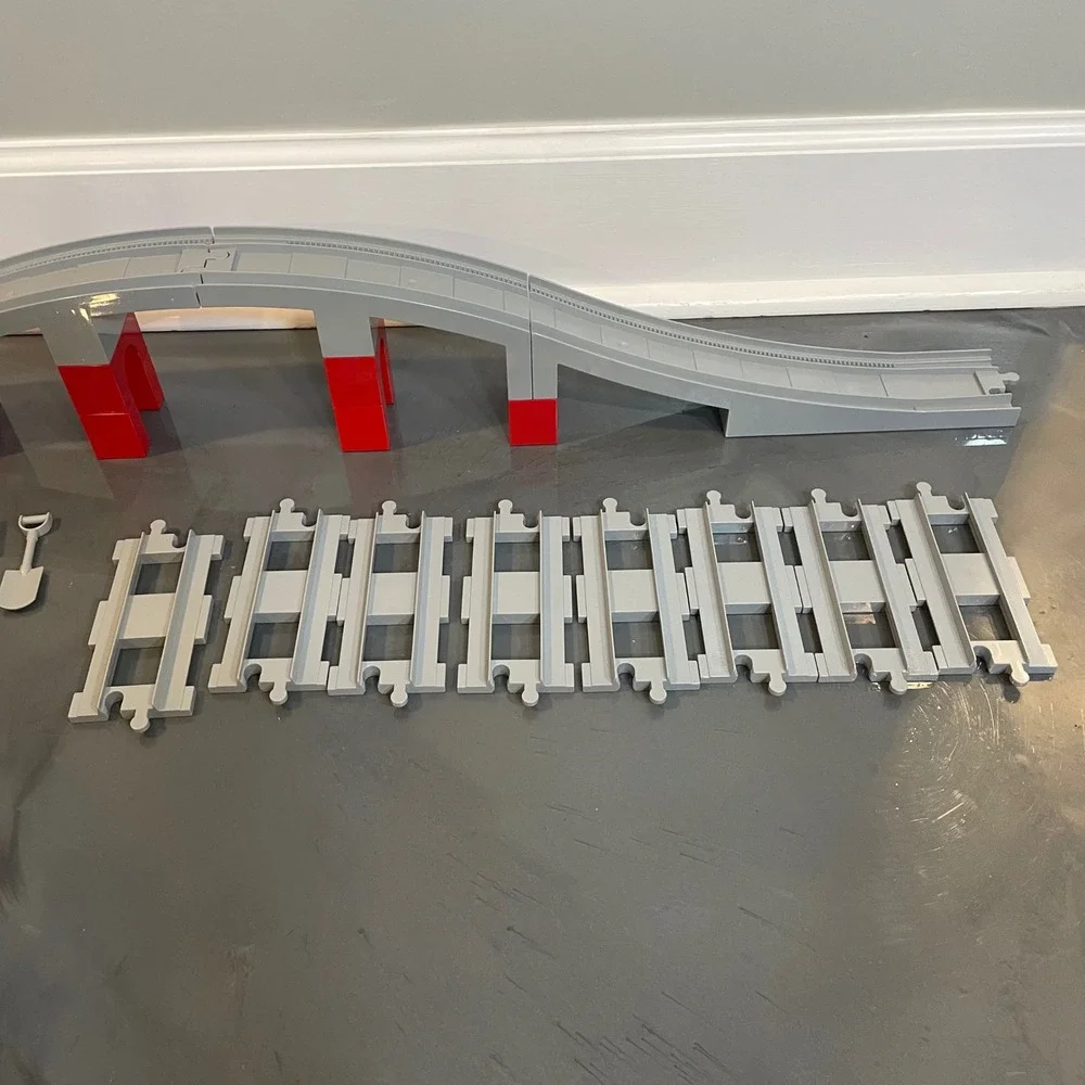 LEGO Duplo Train Bridge and Tracks Set 10872 Expansion Pack No Blue Suitcase